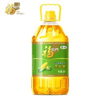 福临门 食用油 非转基因压榨玉米油4L×4