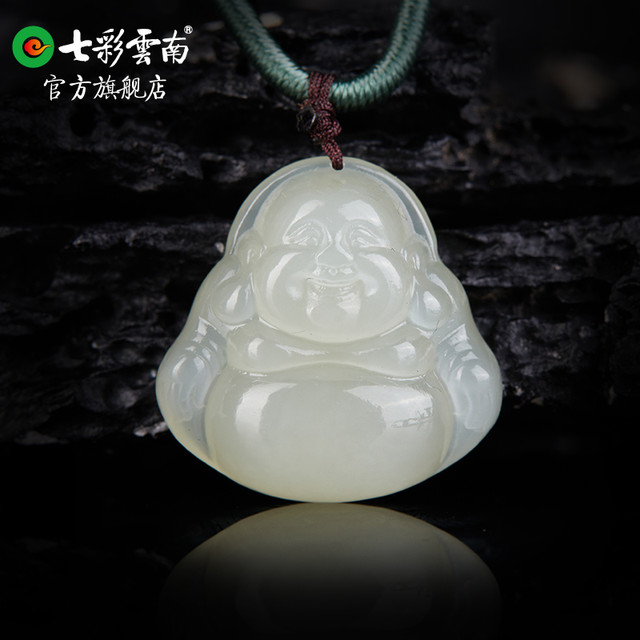 88VIP：七彩云南翡翠 Colourful Yunnan 七彩云南 白玉佛公吊坠 220白玉佛 fogong22
