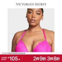 VICTORIA'S SECRET 性感蕾丝全罩杯上托聚拢文胸胸罩女士内衣 38SK亮粉色 11219013 32C