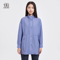 KOLON SPORT 可隆皮肤衣女款防晒服运动风衣防晒衣外套户外休闲衣