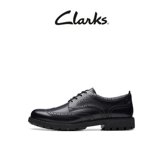 Clarks 其乐 男款商务通勤布洛克雕花英伦休闲皮鞋