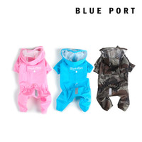 Blue Port BluePort宠物雨衣中小型犬外出雨衣四脚款泰迪柴犬护肚狗狗衣服
