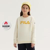 FILA 斐乐 女童（105-165）卫衣儿童休闲冬季宽松针织套头衫