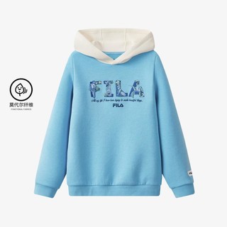 FILA 斐乐 男童（110-170）连帽卫衣儿童基础上衣