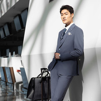 【小蓝西二代】威可多套装西服上衣绵羊毛商务休闲通勤结婚西装