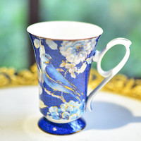 墨菲 喜上眉梢佳人杯早餐杯水杯咖啡杯下午茶杯陶瓷杯子马克杯子 佳人杯（260ml）