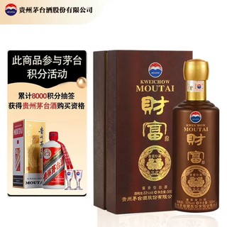 MOUTAI 茅台 财富酒 贵宾珍藏 53%vol 酱香型白酒 500ml 单瓶装