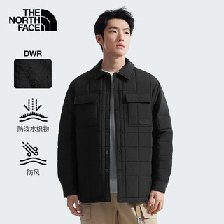 THE NORTH FACE 北面 棉服男户外保暖立领棉夹克89YU 黑色/JK3 M