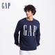 Gap 盖璞 男士大logo圆领卫衣 609136＋外套