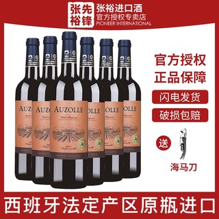 百亿补贴：CHANGYU 张裕 先锋奥德那城堡干红葡萄酒750ml*6支西班牙原瓶红酒DO级