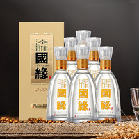 今世缘 国缘淡雅 白酒 42度 500ml*6瓶 整箱装