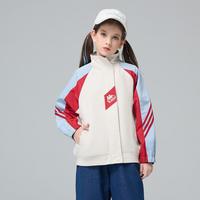 【开学季】女童外套秋季童装夹克休闲中大童学院风校服儿童外衣