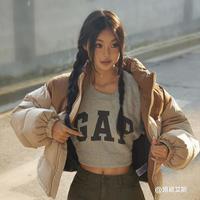 Gap女装春夏季LOGO加长款卫衣454285上衣