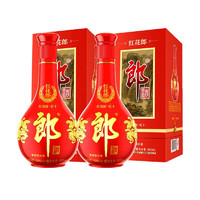 LANGJIU 郎酒 红花郎 53度 酱香型白酒 500mL*2瓶