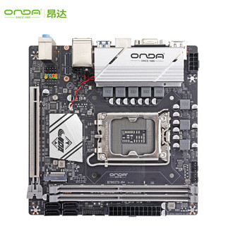 ONDA 昂达 CPU主板套装 B760ITX-B4 14-12代主板+英特尔(Intel) 12代 酷睿 i5-12600KF 板U套装