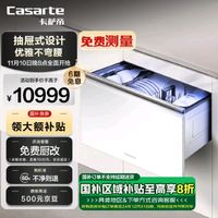 Casarte 卡萨帝 10套嵌入式家用洗碗机云岩白N11 智能变频 高温除菌 智能开门速干  CWC10-B29YBU1