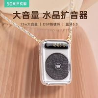 SOAIY 索爱 S358小蜜蜂扩音器无线麦克风大音量教师专用蓝牙多功能喇叭