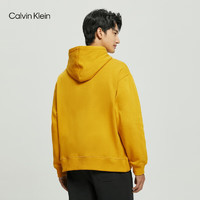 Calvin Klein  Jeans秋冬男士经典休闲简约刺绣抓绒连帽套头卫衣40HM256 ZBK-蜂蜜色 L