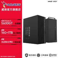 百亿补贴：ADATA 威刚 AMD锐龙R5 5600G 家用办公商务游戏DIY电脑台式组装全新核显整机