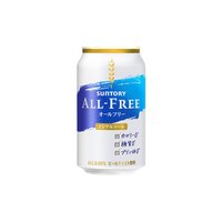 SUNTORY 三得利 ALLFREE无酒精啤酒无糖零度无嘌呤无醇零卡350ml