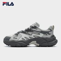 FILA 斐乐 男鞋FERN摩登运动鞋2024秋蕨草鞋休闲鞋老爹鞋 羽毛灰/白玉灰-FW 41