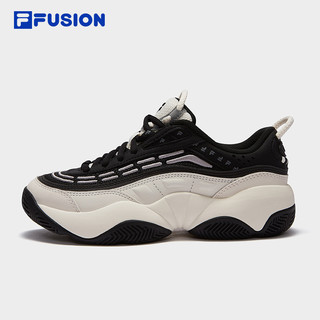 FILA 斐乐 FUSION 斐乐潮牌FIRE火焰鞋女鞋复古篮球鞋2024冬新款运动鞋