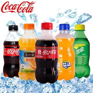 Coca-Cola 可口可乐 瓶装小瓶碳酸饮料聚会年货整件 300ml/6瓶 果粒橙