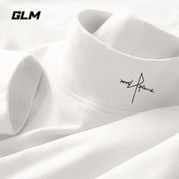 百亿补贴：GLM 森马集团GLM打底衫男秋冬保暖加厚白色新款半高领双面绒内搭长袖