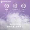 moodytiger儿童中长款羽绒服24冬保暖连帽肌理感拒水透湿运动外套