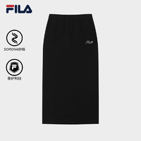 FILA 斐乐 半身裙女2024秋季新款裙卫衣裙一步裙