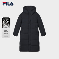 FILA 斐乐 高质VC羽绒斐乐长款男2024冬新款保暖连帽外套