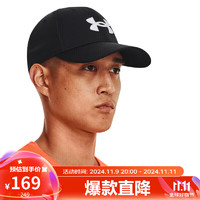 安德玛 UNDERARMOUR）秋冬Blitzing男子可调节训练运动帽1376701 黑色001 均码