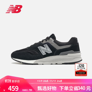 new balance 997H系列 中性休闲运动鞋 CM997HCC 黑色 37.5