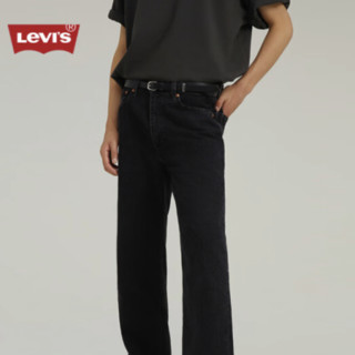 Levi's 李维斯 男士565宽松直筒潮流时尚牛仔长裤 A7221 黑色 38 34