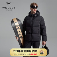 WOLSEY 鹅绒PolarX 2.0御寒面包服短款男户外防风帽可拆羽绒滑雪服