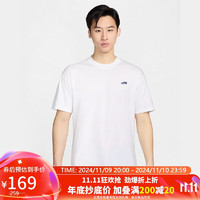 NIKE 耐克 运动T恤男子舒适凉爽TEE M90 LBR短袖FV3752-100白XL