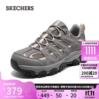 SKECHERS 斯凯奇 男女同款户外鞋徒步登山鞋缓震舒适运动鞋180185C