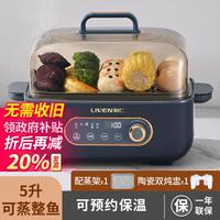 LIVEN 利仁 5L家用定时预约多功能电蒸锅电炖锅料理锅