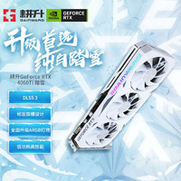 GAINWARD 耕升 RTX 4060Ti踏雪纯白8G台式电脑游戏AI专业设计显卡