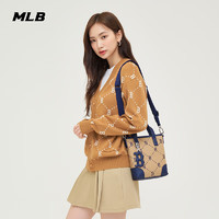 MLB 男女复古老花系列斜挎包时尚LOGO3ACRS054N-43BGL-F