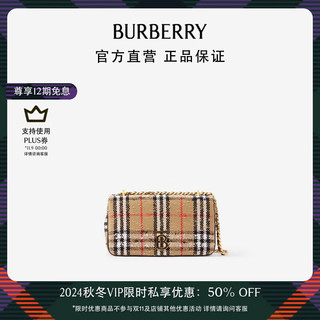 BURBERRY 博柏利 女包 Lola - Vintage 格纹花呢小号斜挎包