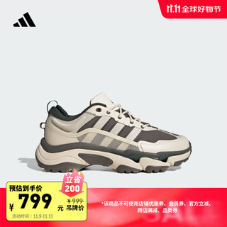 adidas 阿迪达斯 CITYWOWLK休闲跑步鞋男女新款阿迪达斯官方轻运动 炭灰/奇妙白/常春藤绿 42