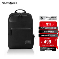 Samsonite 新秀丽 电脑包双肩包14英寸男女背包商务书包TT0 黑色