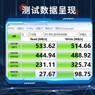 SSK飚王 SSD固态硬盘2.5英寸SATA3.0接口 台式机笔记本通用固态硬盘 【128G】读速500MB/s固态硬盘 M003