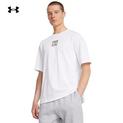 UNDER ARMOUR 安德玛 官方UA SM Box男子高克重运动休闲短袖T恤1386803