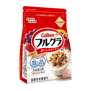 Calbee 卡乐比 早餐水果燕麦片 600g 原味