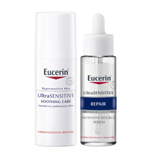 Eucerin 优色林 舒安套装（舒安霜50ml+舒安精华30ml）舒敏褪红 稳固屏障