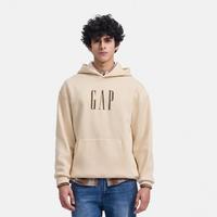 Gap 盖璞 男女装2024秋季款印花字母logo抓绒连帽卫衣休闲上衣660088