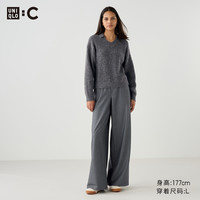 UNIQLO 优衣库 女装休闲宽腿长裤 UQ470923000