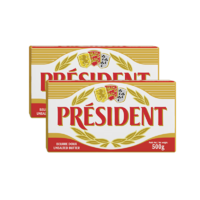 PRÉSIDENT 总统 法国进口淡味黄油 500g*2